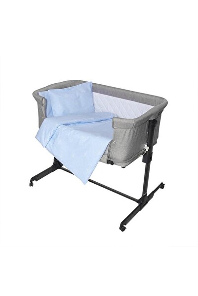 LORELLİ Σετ κλινοσκεπασμάτων για βρεφική κούνια 5 τεμαχίων Little Bear Blue, ...