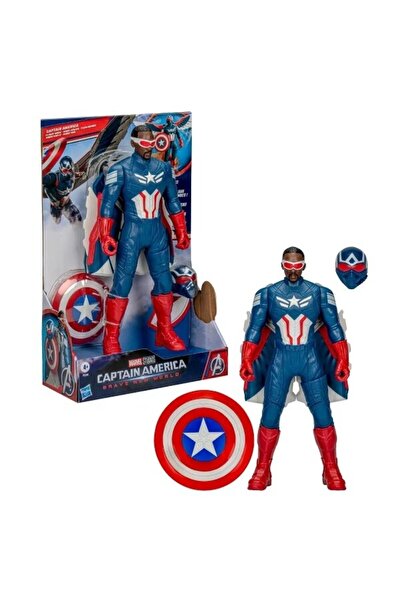 Marvel مجسم شخصية كابتن أمريكا من سلسلة ستوديو تيتان هيرو مقاس 22 سم