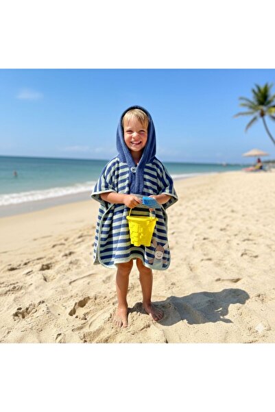 zera collection Premium Water Absorbent 100% Cotton Hooded Kids Poncho - Quic...