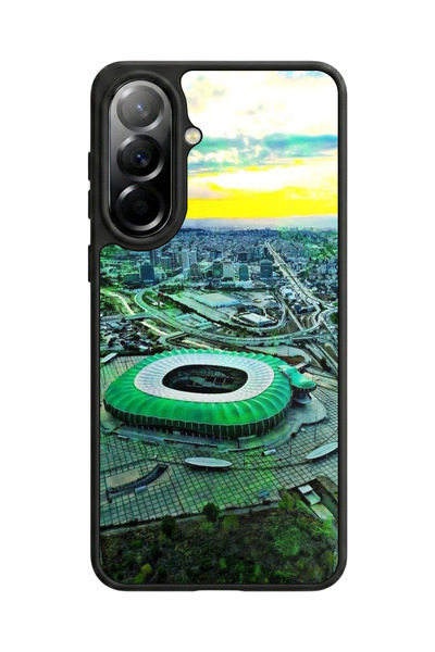 Aksel Kılıf متوافق مع هاتف سامسونج جالاكسي A37 مطبوع، أسود مطفي، سيليكون ناعم...