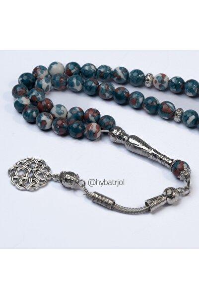 GENERAL مسبحة من حجر الرمل بتصميم حجر النجمة