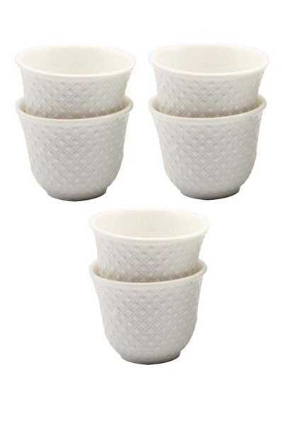 GENERIC4 طقم أكواب قهوة سيراميك مكون من 6 قطع