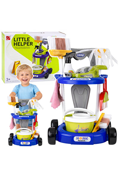 LEAN Set curatenie copii carucior aspirator interactiv accesorii