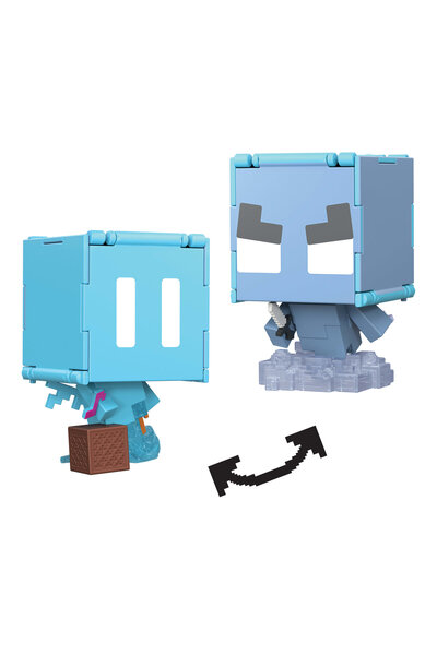 MINECRAFT Flipping 2'si 1 Arada Figür Magic Mobs JCN23