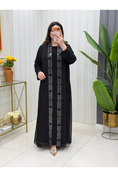 Modam Bella Rochie de mărime mare cu broderie din piatră