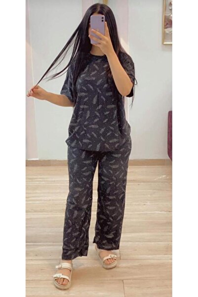 DVNA Two-piece Printed pajama set, 100% Cotton