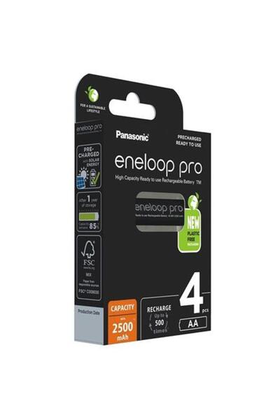 PANASONIC Set 4 acumulatori ENELOOP PRO AA 2500mAh