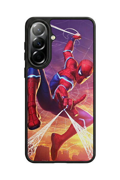 Aksel Kılıf متوافق مع هاتف سامسونج جالاكسي A57 مطبوع، أسود مطفي، سيليكون ناعم...