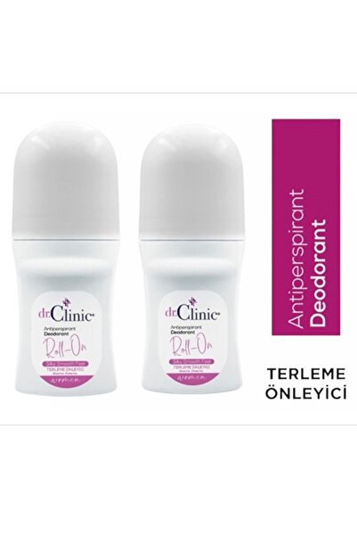 Dr. Clinic Antiperspirant Women Deodorant Roll-on 50ml 2 adet