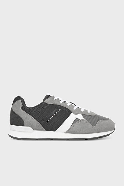 Tommy Hilfiger Süet Logolu Sneaker Ayakkabı Erkek AYAKKABI FM0FM05679 PRY