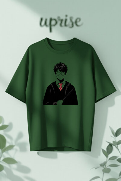 Vordevia Χάρι με τύπωμα Βαμβάκι lu oversized Μπλουζάκι