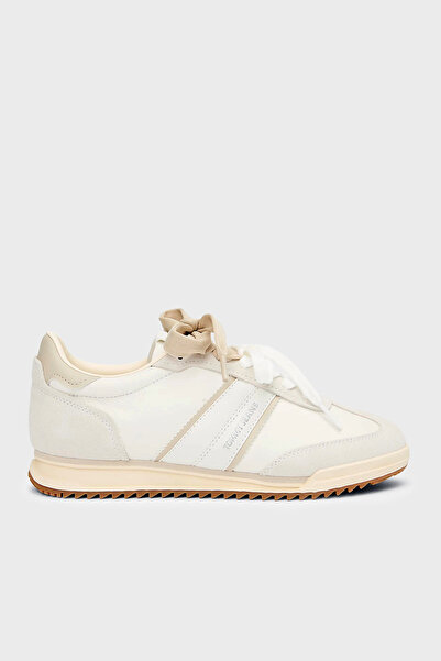 Tommy Jeans Hakiki Deri Logolu Sneaker Ayakkabı AYAKKABI EN0EN03001 0GA