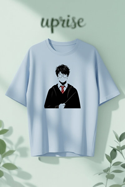 Vordevia Χάρι με τύπωμα Βαμβάκι lu oversized Μπλουζάκι