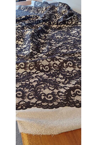 River Fabrics Glittery Fabrics with Lace Laminates on Them