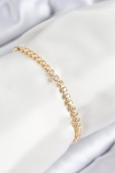 online kapsulavm avm alışveriş Brass Zircon Stone Row Model Gold Color Elevat...