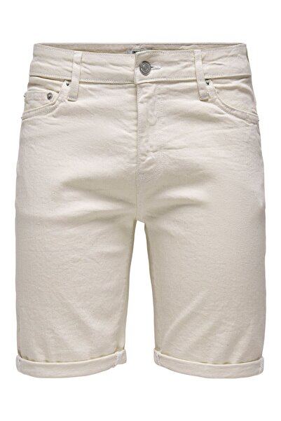 Only & Sons Jeans-Shorts ONSPLY Niedrige Taille Normal geschnitten Shorts