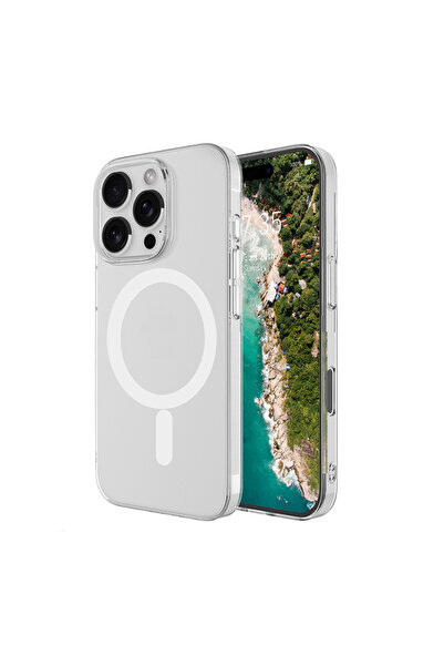 iPhone 16 Pro Max Compatible Transparent Non-Yellowing Hard Thin Magsafeli London Cover