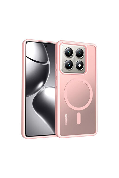 UnDePlus Case Matte Surface Sio Cover Compatible with Magsafe for Mi 14t Pro