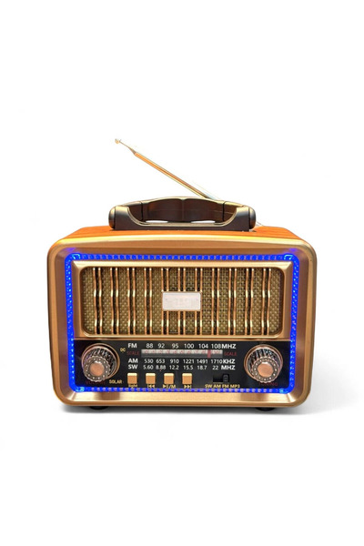 ataşbey Rt-683 Klasik Solar Güneş Enerjili Nostalji Bluetooth/USB/Sd/ Radyo M...