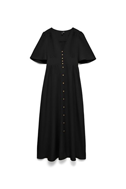 Veromoda Curve Kleid VMCMELANEY Langes Kleid