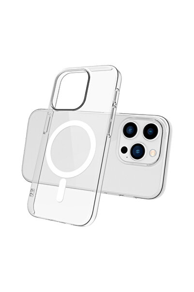 Paladyum Case غطاء شفاف متوافق مع هاتف iPhone 15 Pro Max، غير قابل للاصفرار، ...