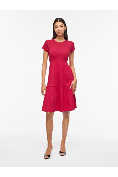 VILA Maxikleid VIHOLLIE Kurzärmeliges