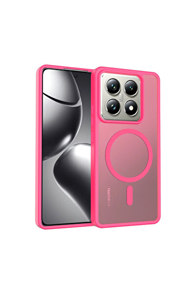 UnDePlus Case Matte Surface Sio Cover Compatible with Magsafe for Mi 14t Pro