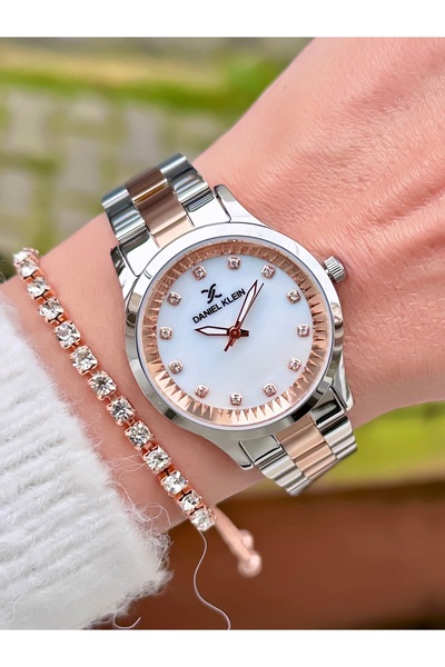 Daniel Klein Yeni Sezon Paslanmaz Çelik Kordon Kadın Kol Saati Su Geçirmez Ga...