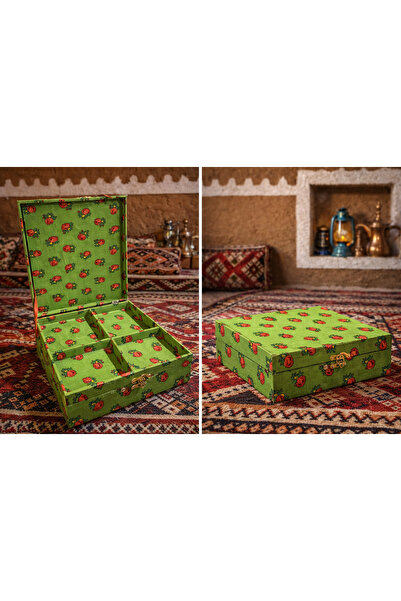 Saudia A luxurious heritage box with a traditional fabric cover – a touch of ...