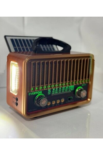 ataşbey RT-774 Klasik Retro Solar Enerjili Fenerli Nostalji Bluetooth/USB/Sd/...