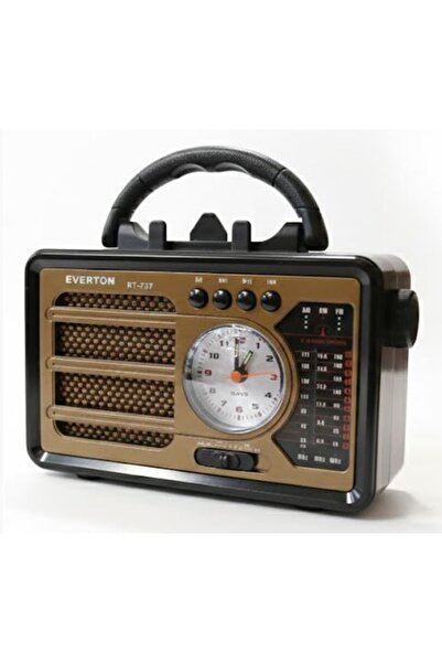 ataşbey RT-737 Şık Tasarım Saatli Klasik Retro Solar Enerji Nostalji Bluetoot...