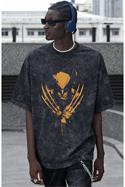 SEVBANO Unisex majica sa štampanim likom heroja iz filma Wolverine, oversize,...
