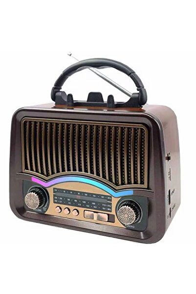 ataşbey RT-772 Klasik Retro Solar Enerjili Fenerli Nostalji Bluetooth/USB/Sd/...