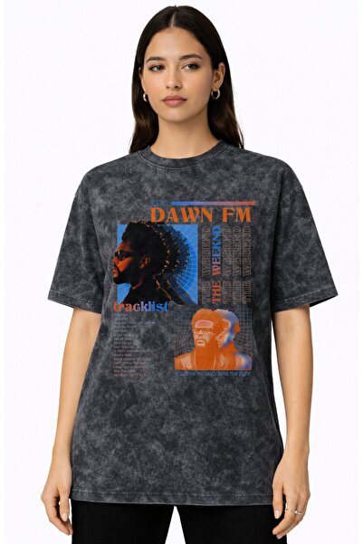 SEVBANO Design the Weeknd Rapper Singer Printed Unisex Oversized Vintage Wash...