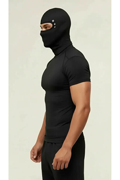 Flex Premium Reflektörlü Siyah Kar Maskesi 3 Yıldız Balaklava Balaclava Motor...