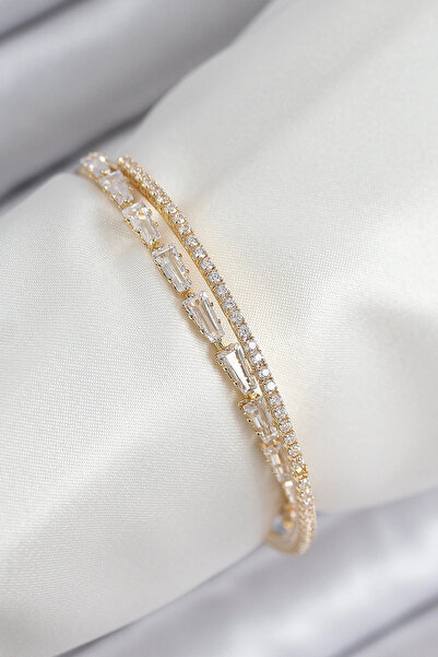online kapsulavm avm alışveriş Brass Zircon Stone Waterway Model Gold Color W...