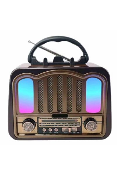 ataşbey RT-771 Klasik Retro Solar Enerjili Fenerli Nostalji Bluetooth/USB/Sd/...
