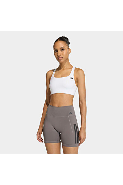 adidas Optime Workout Kadın Beyaz Bra