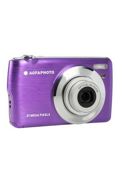 AgfaPhoto REALISHOT DC8200 FOTOĞRAF MAKINESI(MOR)+16GB SD