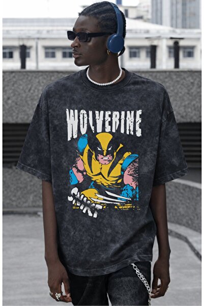 SEVBANO Unisex majica sa štampanim likom heroja iz filma Wolverine, oversize,...