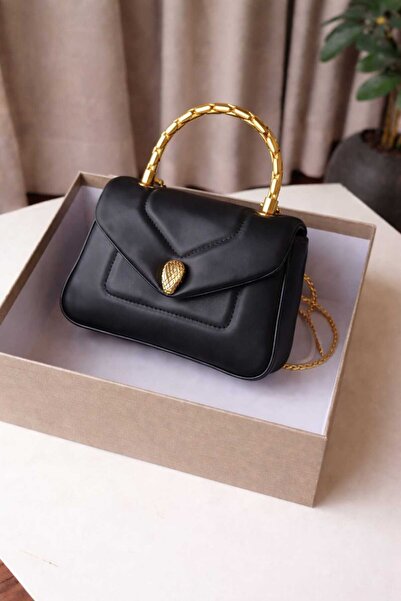 GENERAL A Clutch Bag with a luxurious design and a gold handle, excellent qua...