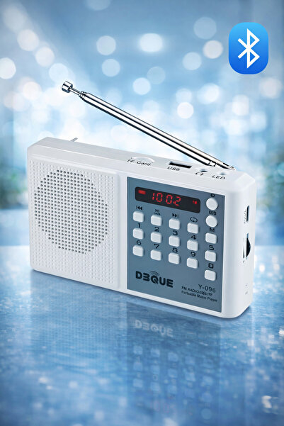 ULTRATEKNO Y096 Deprem Radyosu Bluetoothlu Şarjlı Acil Durum Radyosu FM/USB/T...