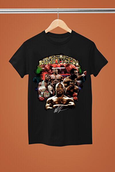 MAGORS تيشيرت محمد علي مطبوع P قطن U بأكمام قصيرة وقصة عادية