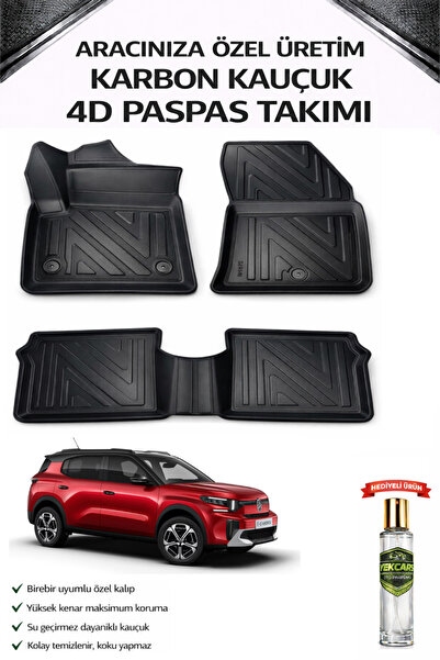 YEKCARS CİTROEN C3 AİRCROSS ELEKTRİKLİ 2026 MODEL ARACINIZA ÖZEL KARBON KAUÇU...