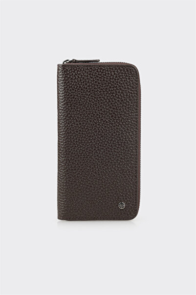 Elle Shoes Kahve Deri Erkek El Çantası