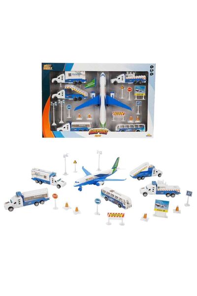 Sunman 1012381 Sun Yfn Mxx Play Set Airport Aircraft with Sound and Light Byk Mv