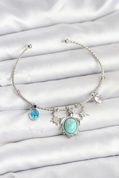 online kapsulavm avm alışveriş Caretta Caretta Charm Silver Color Women's Bra...