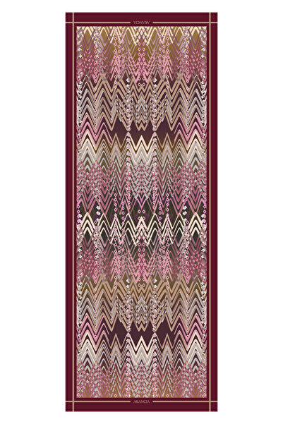 Arancia Burgundy 70X200 Modal Shawl