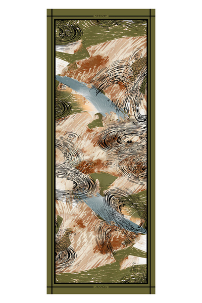 Arancia Șal verde modal 70X200