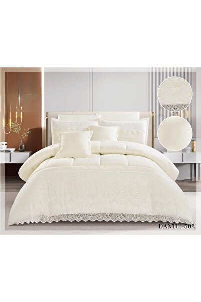 ROSHAN Luxurious royal Lace double bedsheet with an elegant design, made of m...